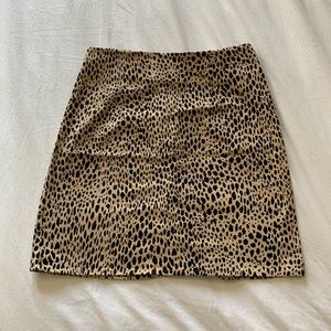 Brandy Melville leopard skirt